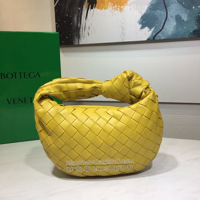 Bottega veneta高端女包 98080 寶緹嘉小號羊皮手工編織女包 BV爆款jodie新版本2代編織打結圓形hobo包  gxz1139